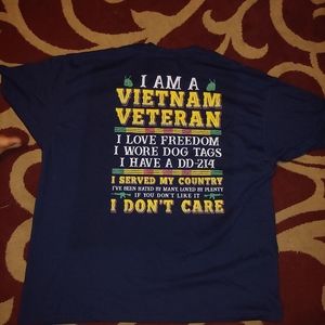 Navy Gildan cotton t-shirt (2XL)